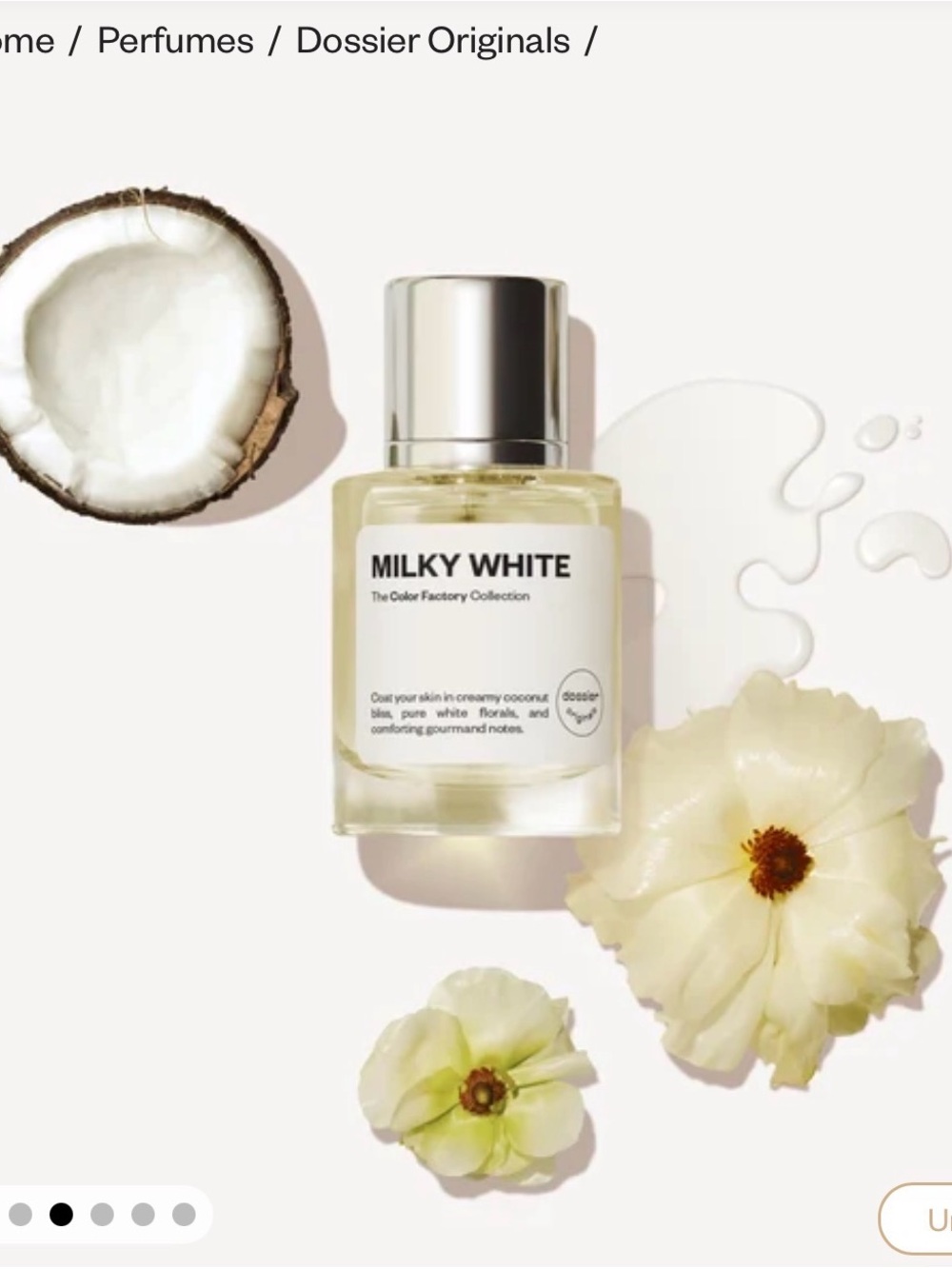New In Box! Dossier Milky White Fragrance
